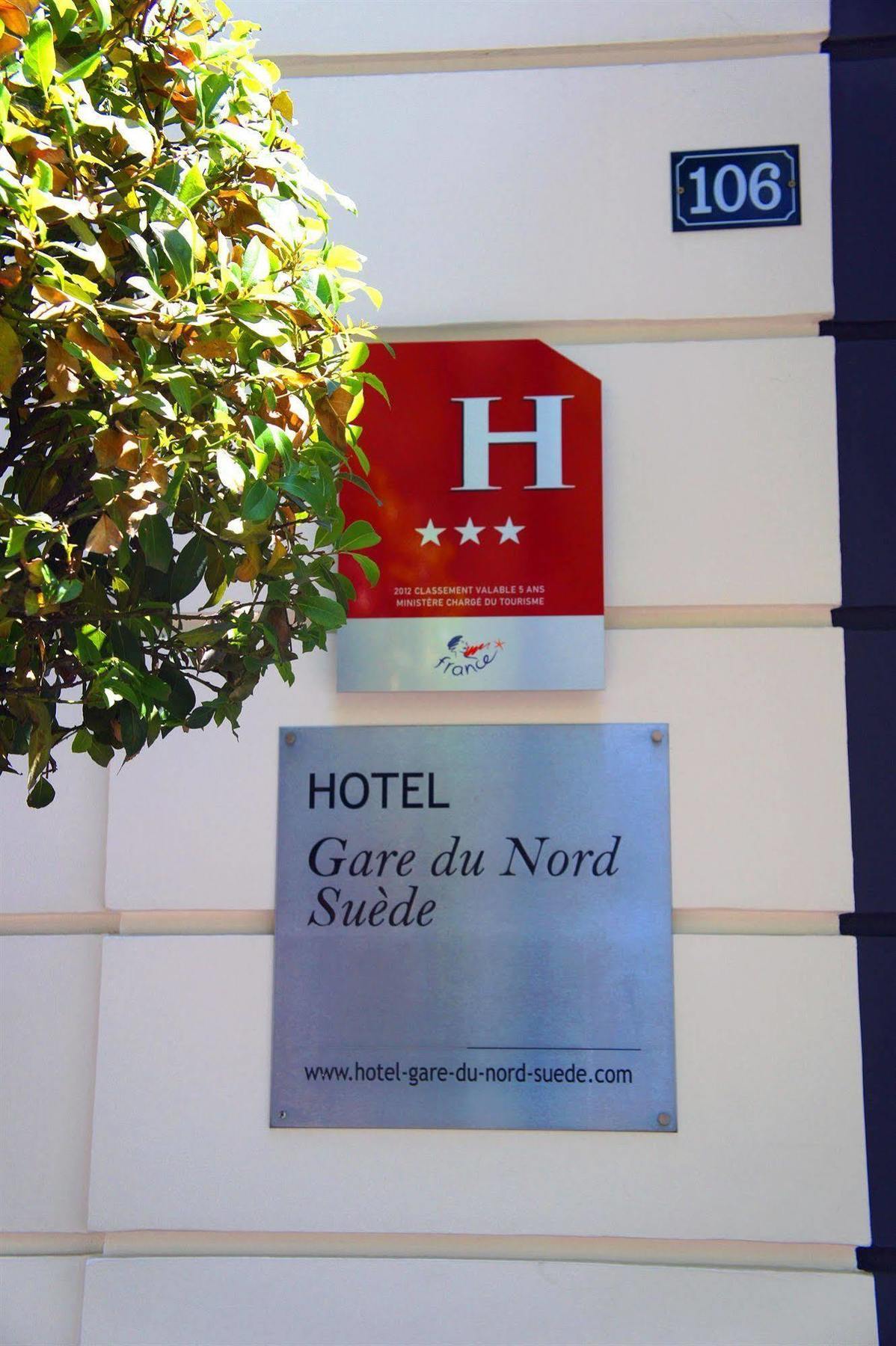 Libertel Gare Du Nord Suede Hotel Paris Eksteriør billede